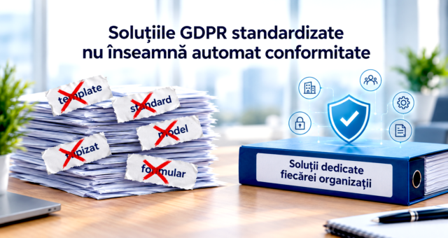 Solutiile GDPR standardizate nu inseamna automat conformitate